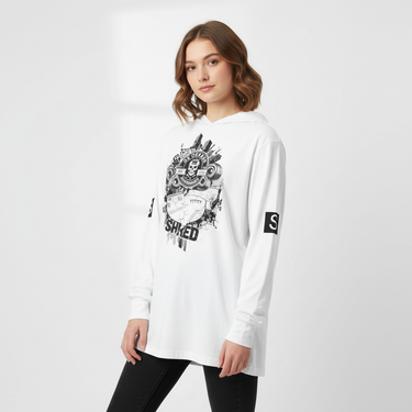 Oddson Grind & Shred Hooded Long Sleeve Tee