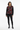 Geometric hearts sweater with black jeans for modern casual aesthetic