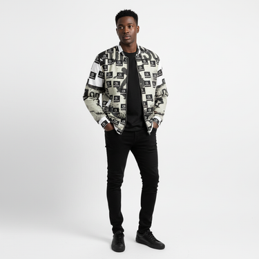 Oddson Monochrome Skate Bomber Jacket