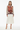 Abstract art sweater with pleated midi skirt for feminine polished look