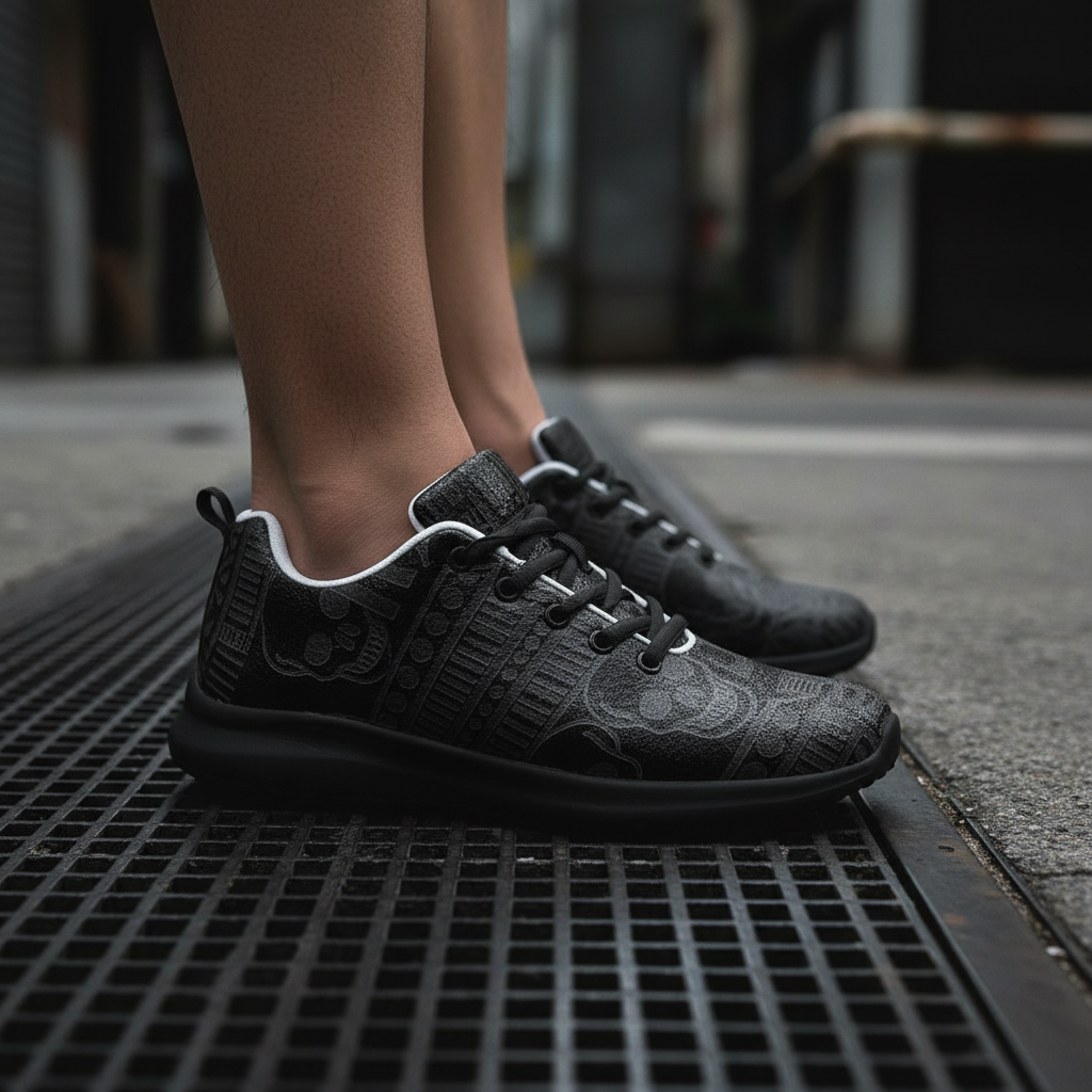 Industrial grating shot