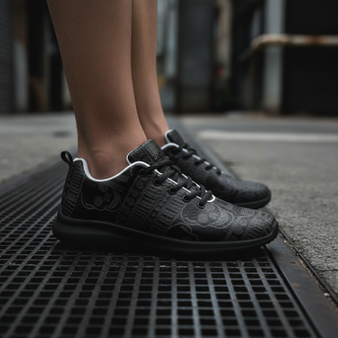 Industrial grating shot