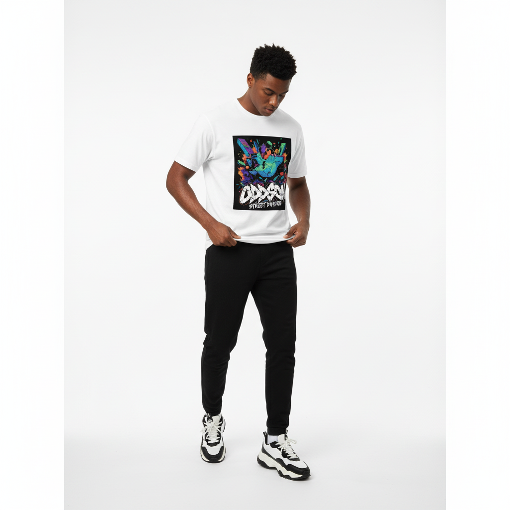 Jogger style white background