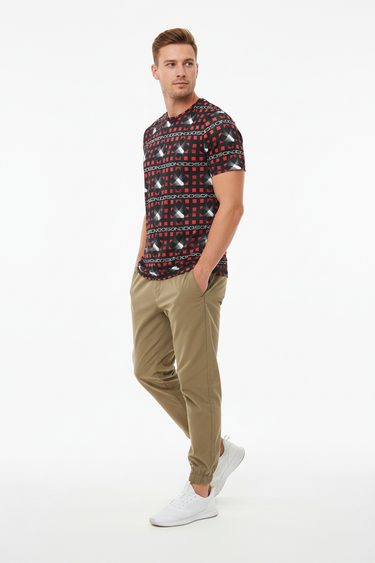 Khaki Joggers Side