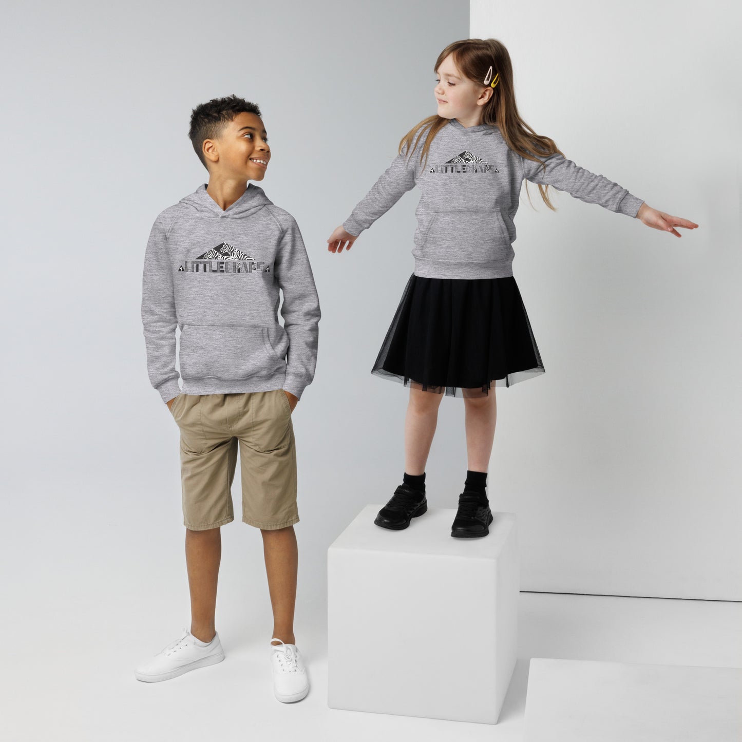 LITTLEcHAPS Kids Eco Hoodie - Outdoor Adventures