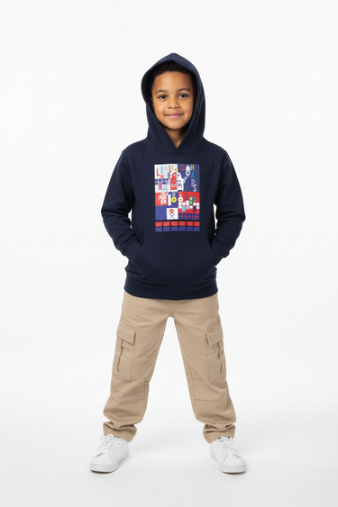 Kids Fleece Hoodie Look 6