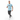 Latino male model in serene blue