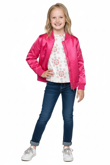 Layered bomber look