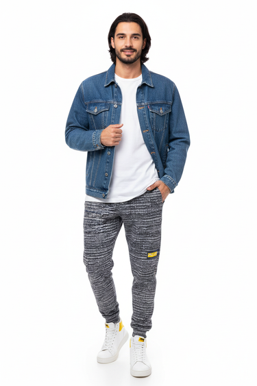 Layered urban on white