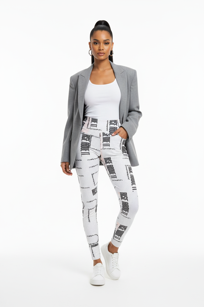 Leggings with Blazer