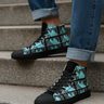Light wash denim steps