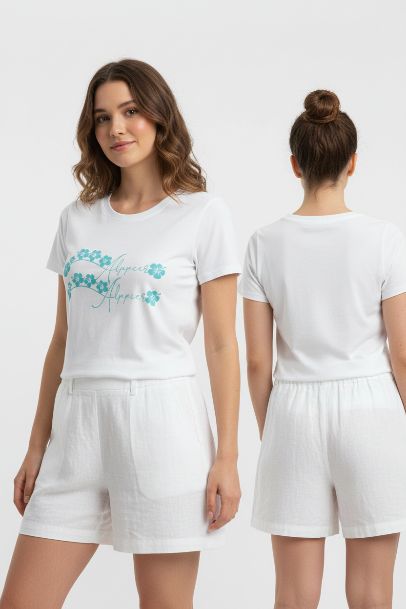 Linen Shorts Back