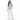 Live Love Honestly Tank Athletic Heather with Linen Pants - Latina Model