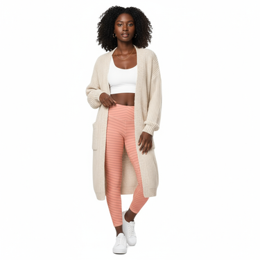 Long cream cardigan