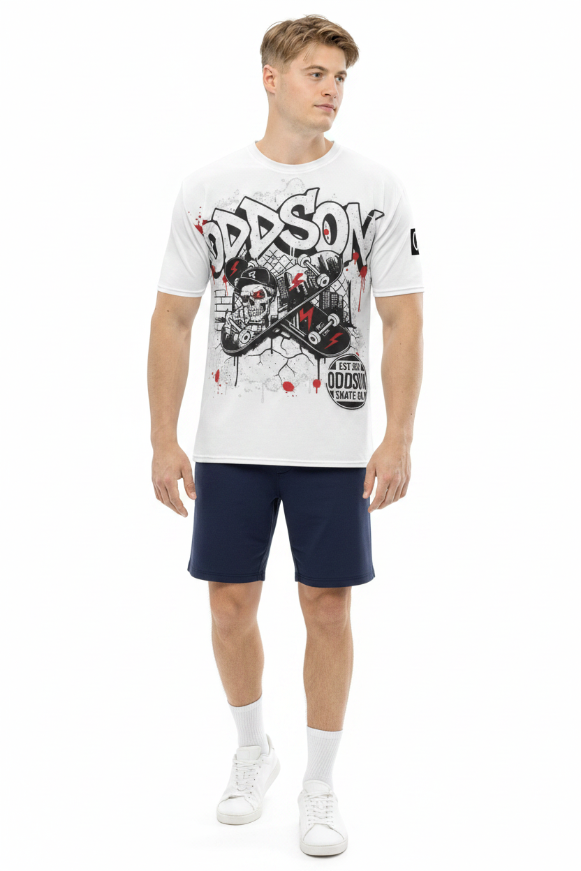 Look 1 — Navy Boardshorts