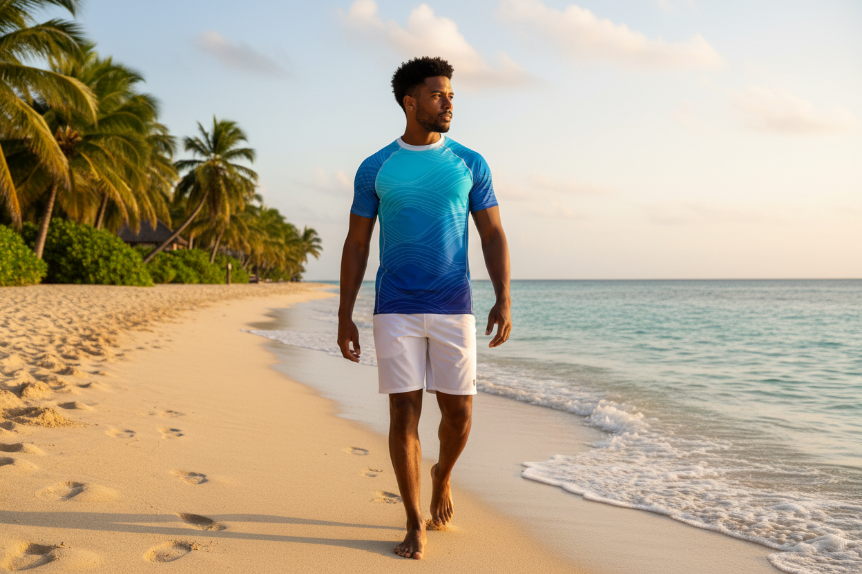 Look 1 – Tropical Walk