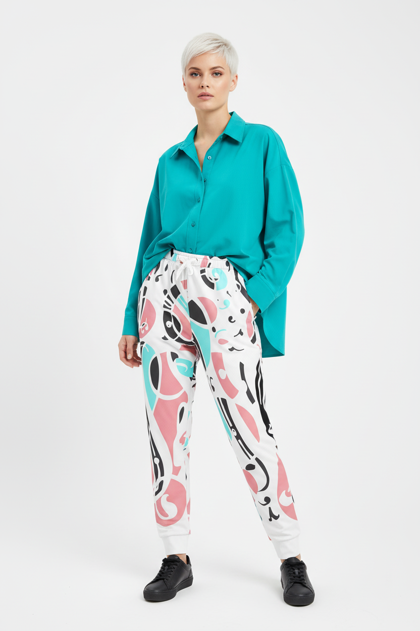 Look 13 - Turquoise shirt