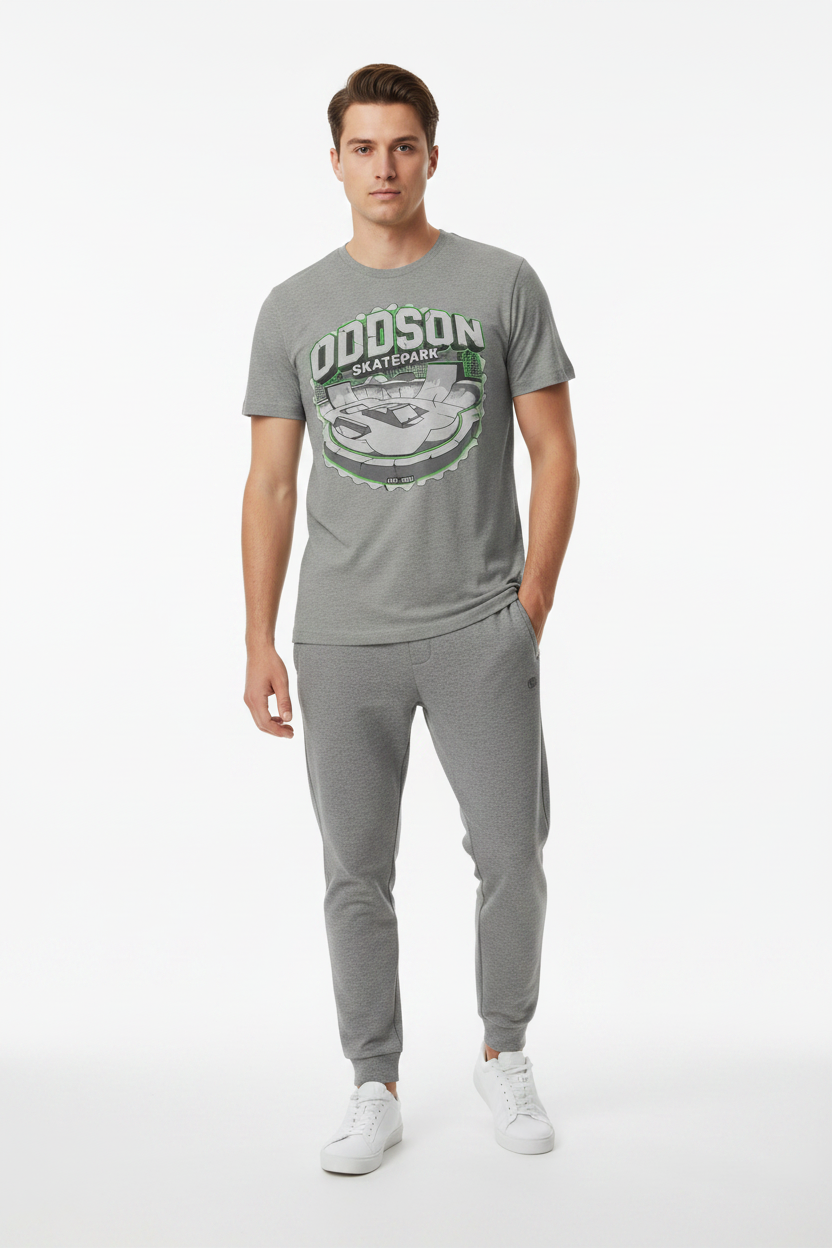 Look 2 — Athletic Grey + Joggers