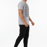 Look 2 - Heather Grey Tee with Black Joggers & Athletic Sneakers