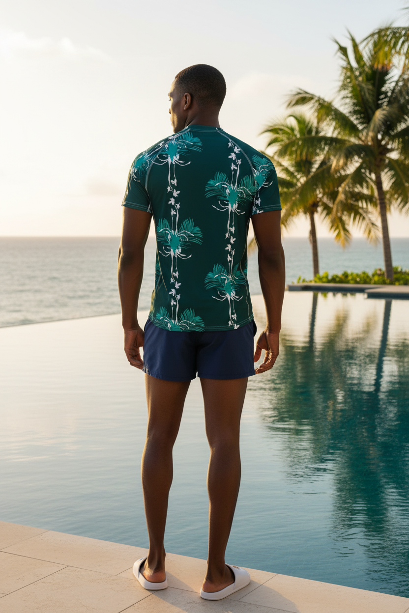 Look 2 – Luxury Resort Pool, Back