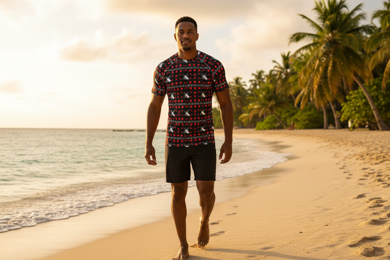 Look 2 – Tropical Walk