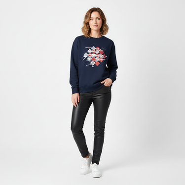 Look 2 - Woman Navy with Leather Pants