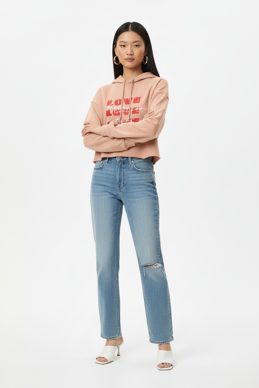 Look 3 – Peach Hoodie