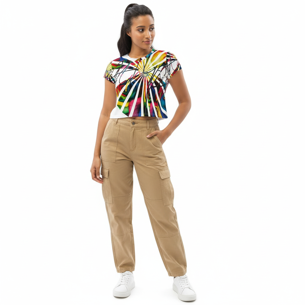 Look 3 - Tan Cargo