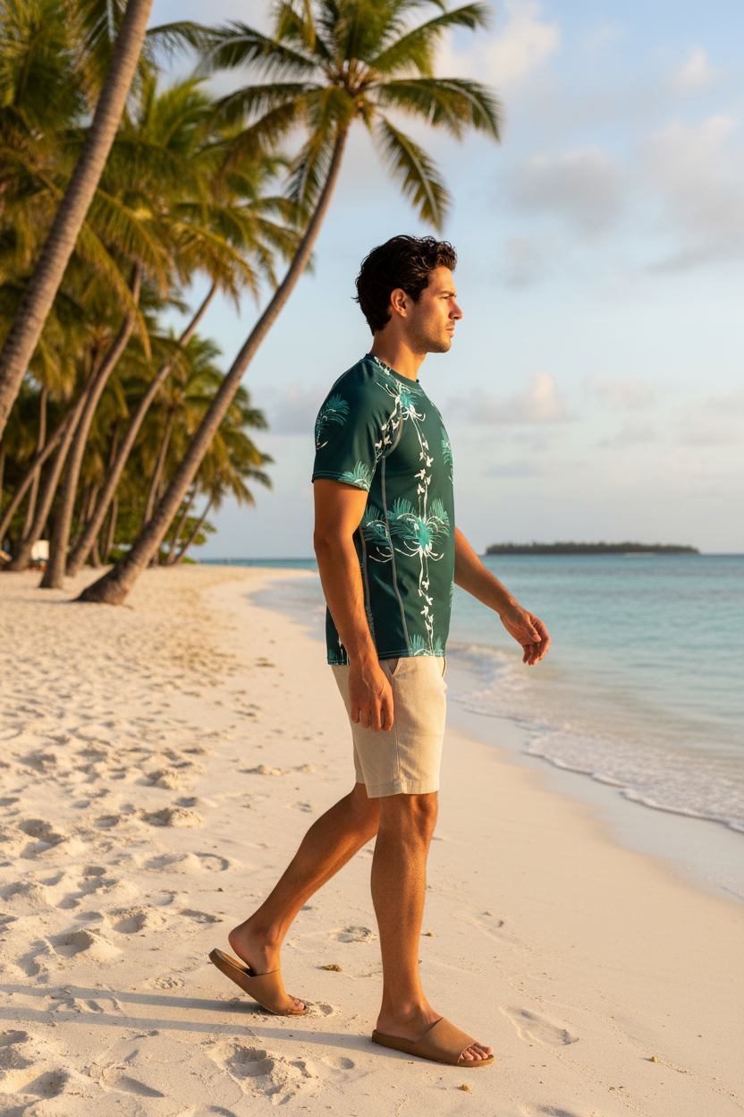 Look 3 – Tropical Beach Walk, Side