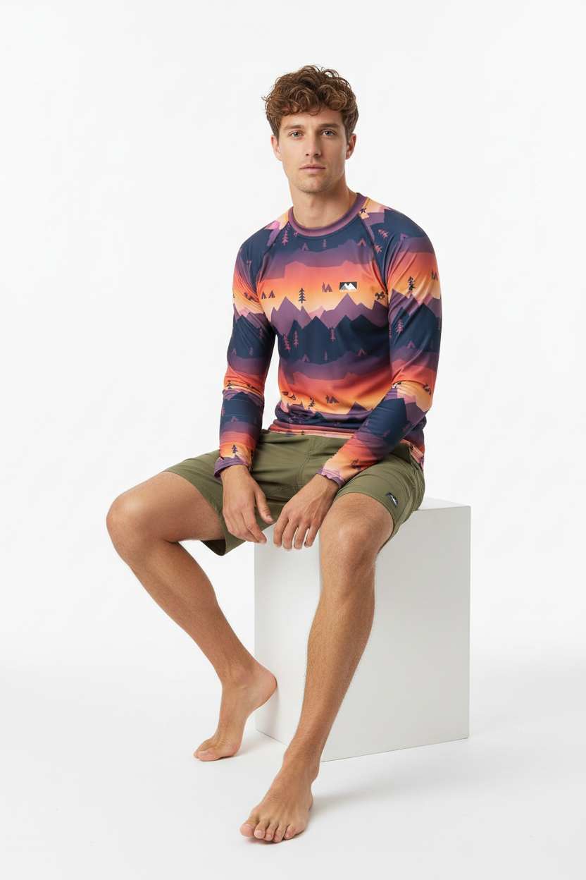 Look 4 - Olive Boardshorts