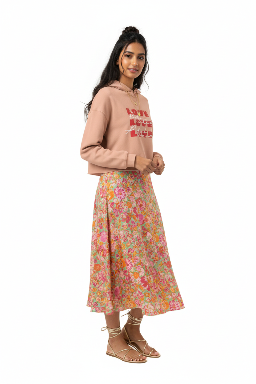 Look 4 – Peach Hoodie