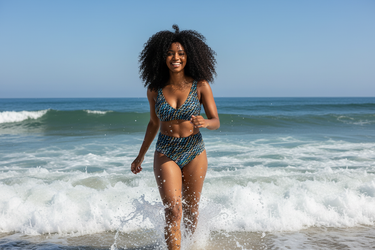 Look 5 – Into the Waves