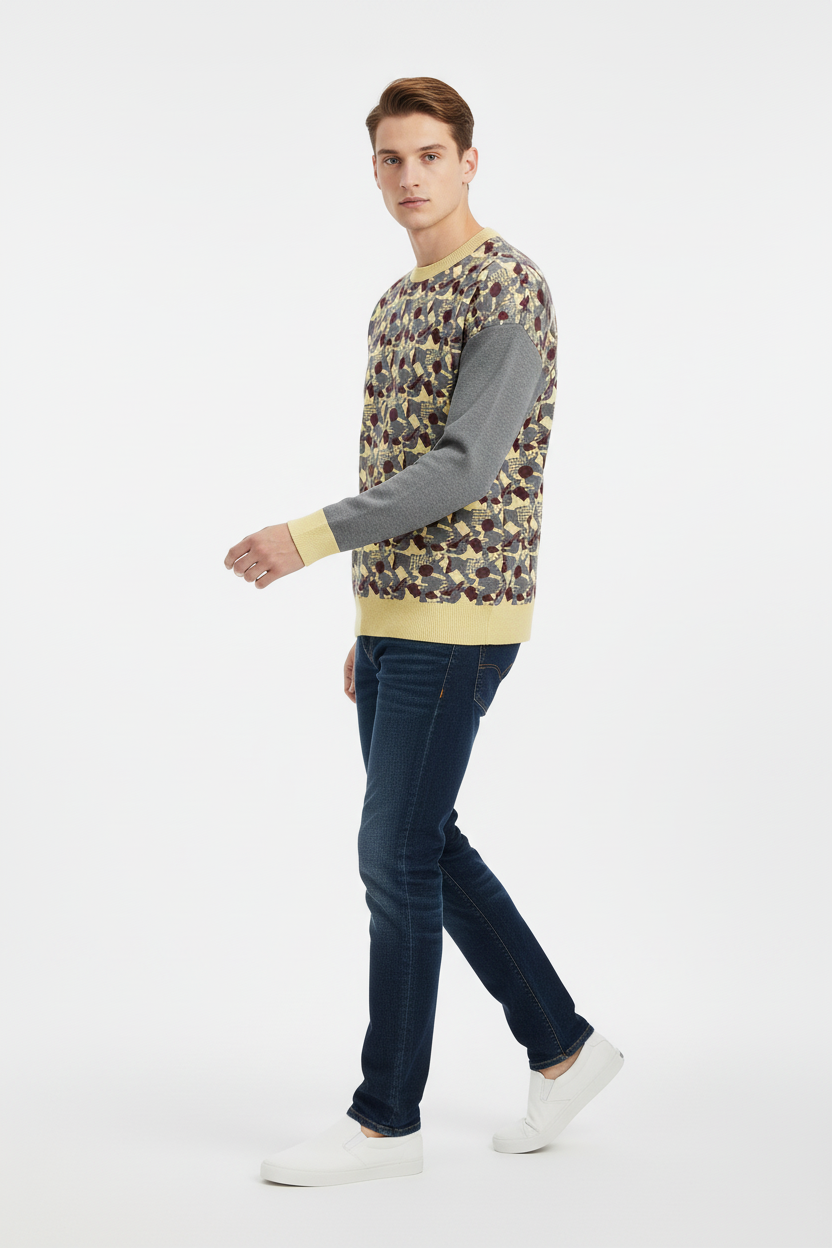 Look 6 - Walking Pose with Dark Denim