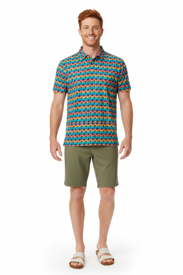 Look 7 - Olive Boardshorts