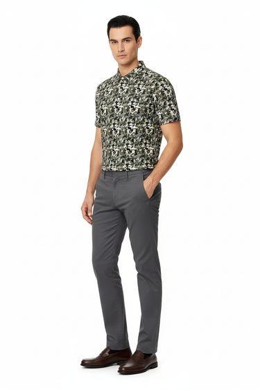 Look 8 - Charcoal Chinos