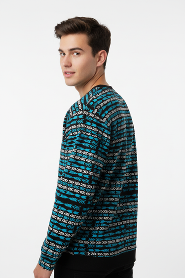 Male model back view over shoulder