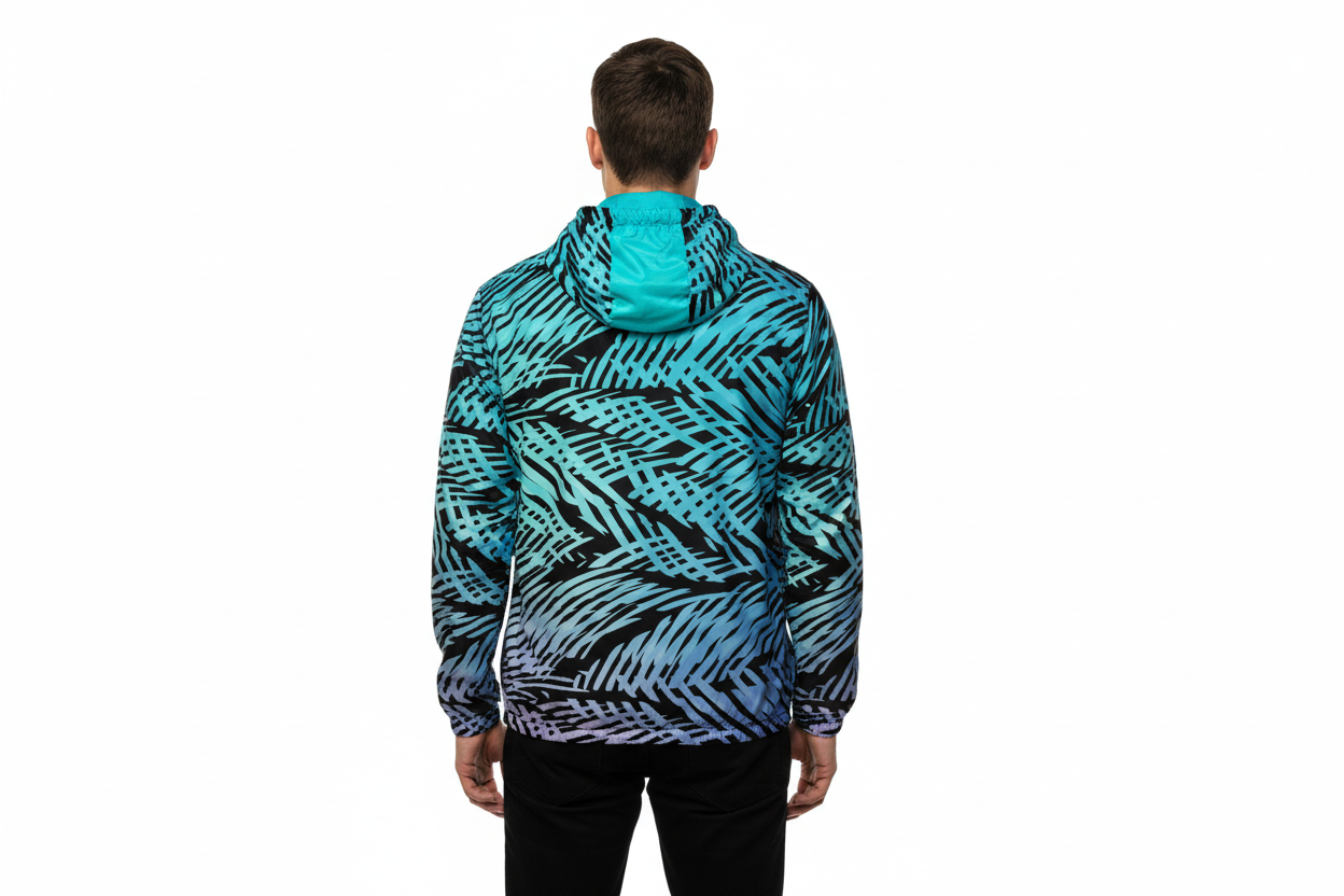 Male model back view