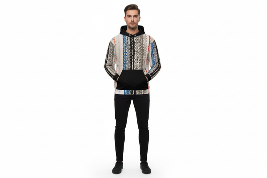 Male model front with joggers