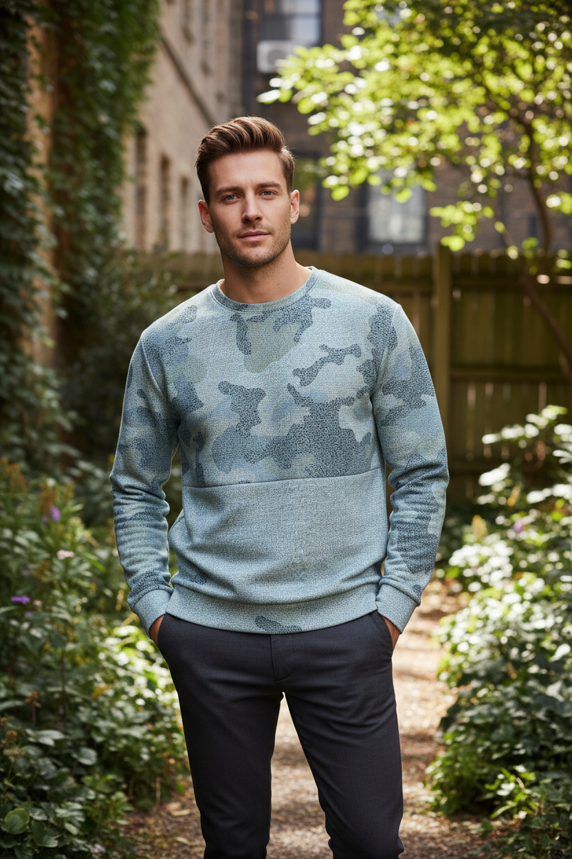 Male model - outdoor front view