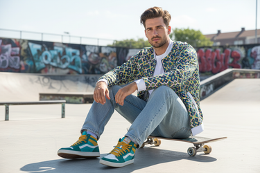 Male model skate park