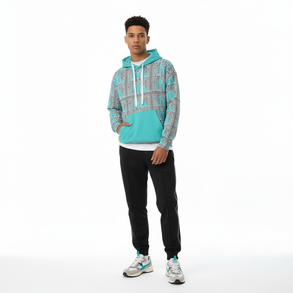 Male model - track pants