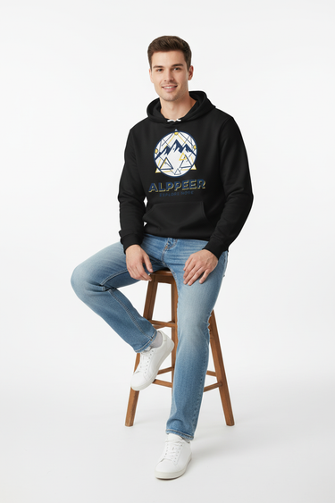 Man in black hoodie