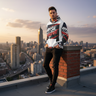 Man rooftop