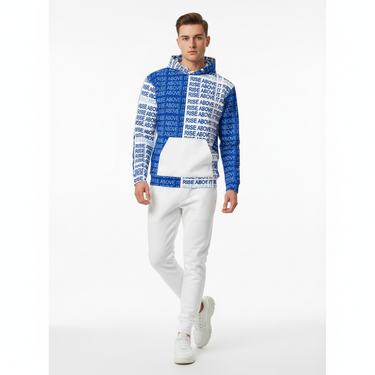 Man white joggers
