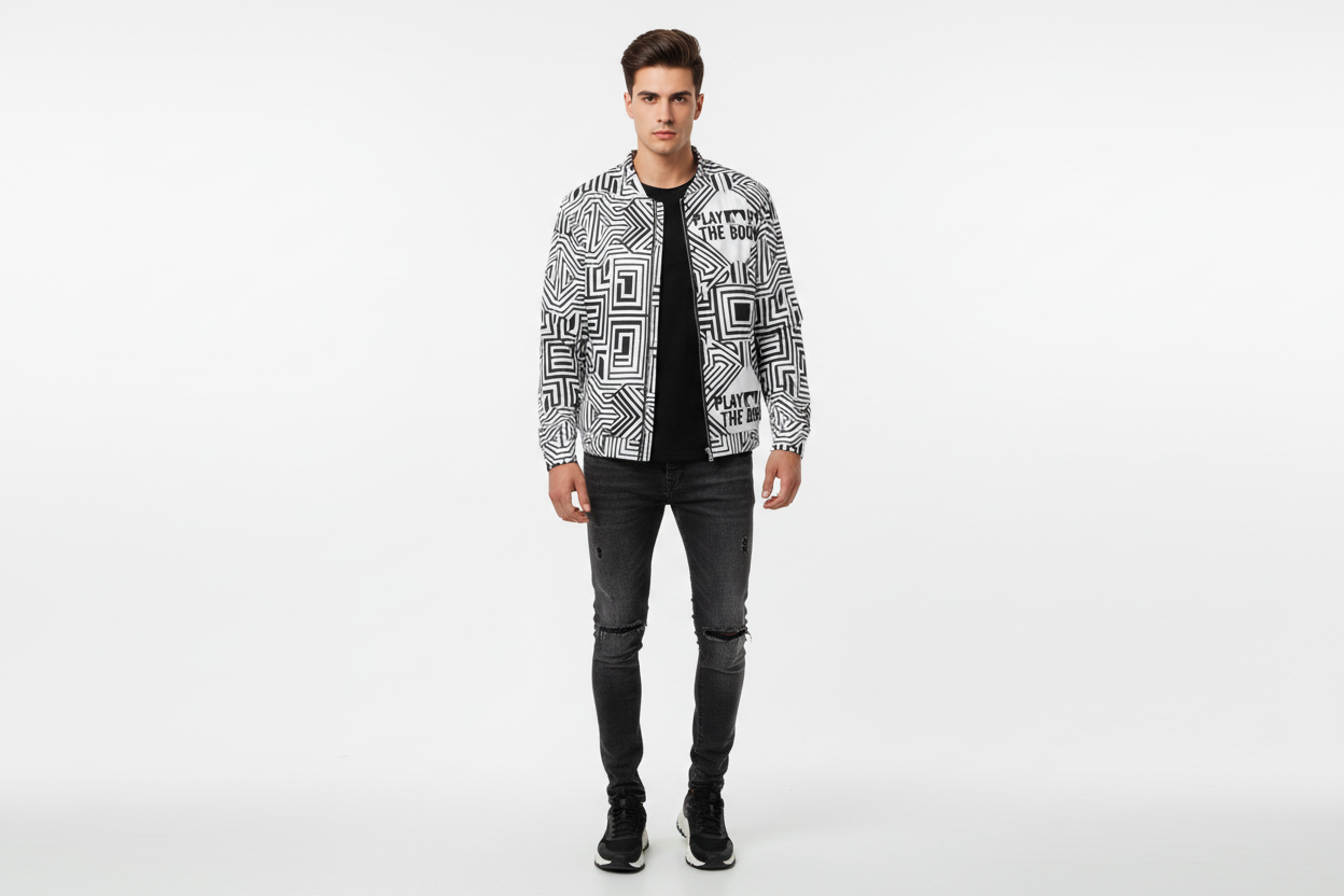 Man with dark jeans