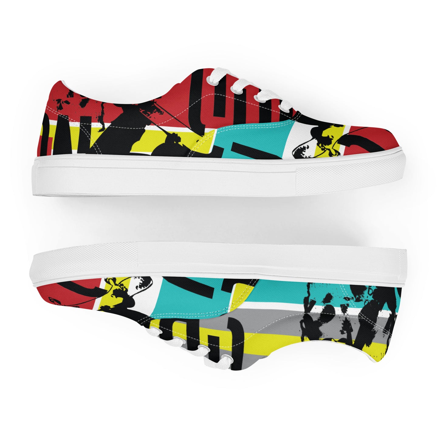 Grim Skater Men’s lace-up canvas shoes