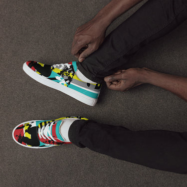 Grim Skater Men’s lace-up canvas shoes