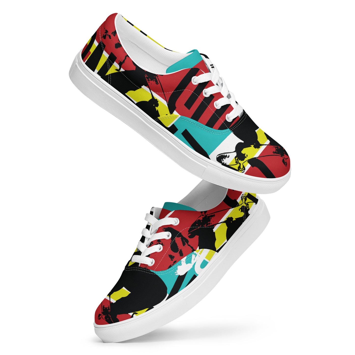 Grim Skater Men’s lace-up canvas shoes