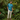 Middle Eastern male model tropical garden