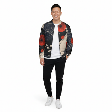 Midnight Sun bomber Asian man casual